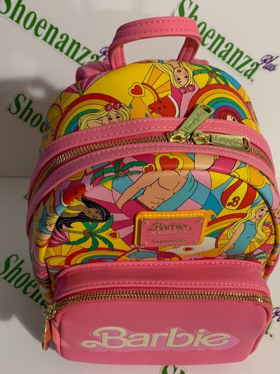 Loungefly Mini Backpack Barbie Fun in the Sun Beach Ken Faux Leather Pink Bag main image 7